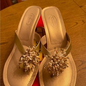 Talbots Beaded Sandals